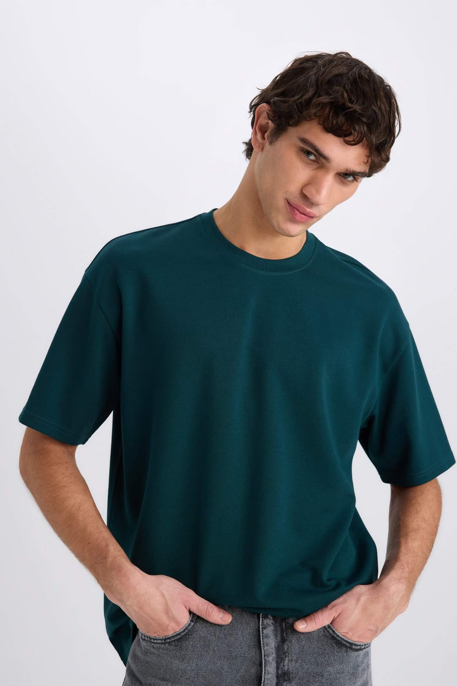 Oversized Petrol T-Shirt